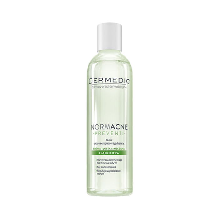 Dermedic Normacne Cleansing And Regulating Skin Toner - Toner Cho Da Dầu Mụn 200ml