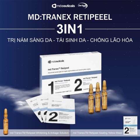 Md:Ceuticals Tranex Retipeel - Bộ Peel Thay Da Chuyên Nghiệp