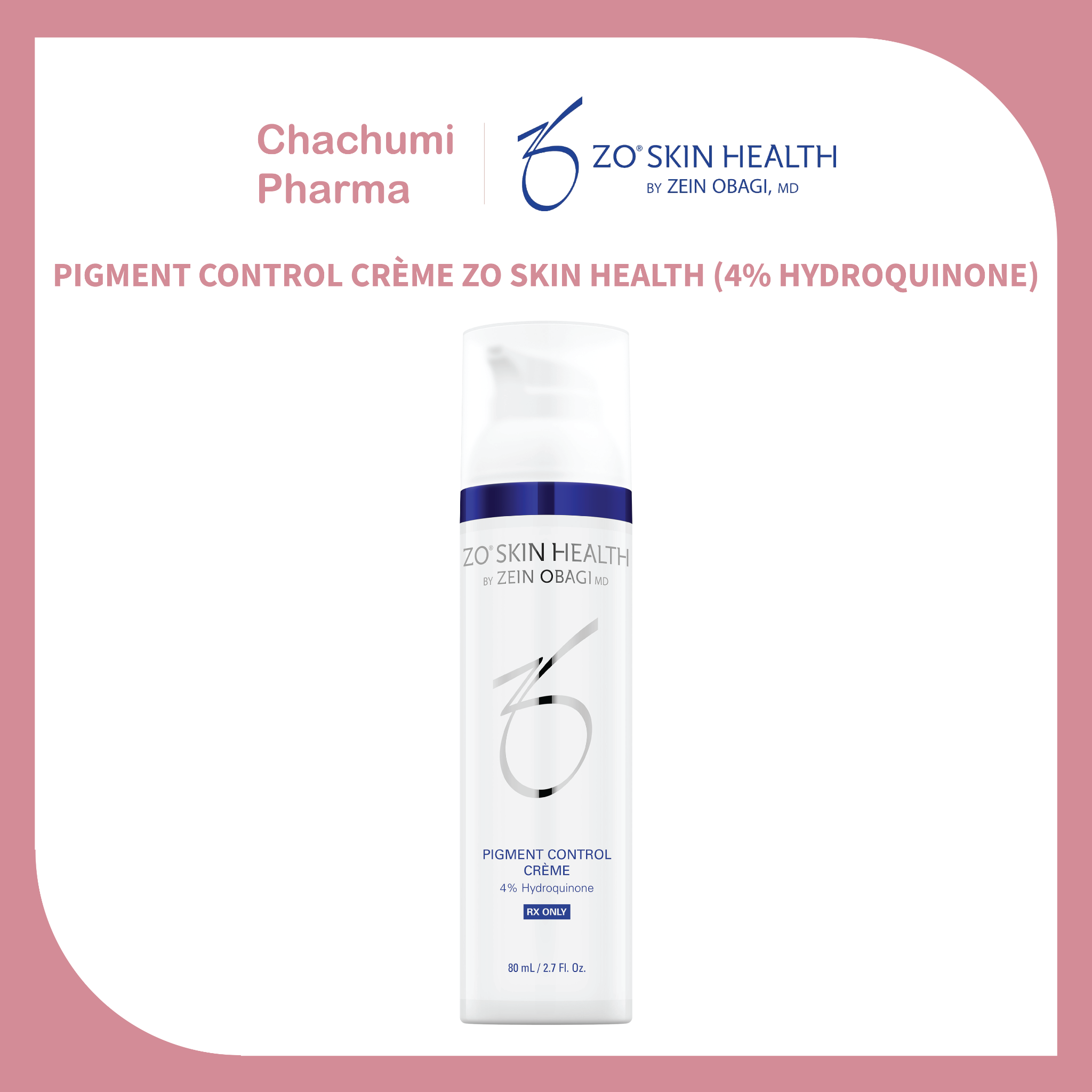ZO SKIN HEALTH PIGMENT CONTROL CRÈME (4% HYDROQUINONE) - Kem trị nám chuyên sâu