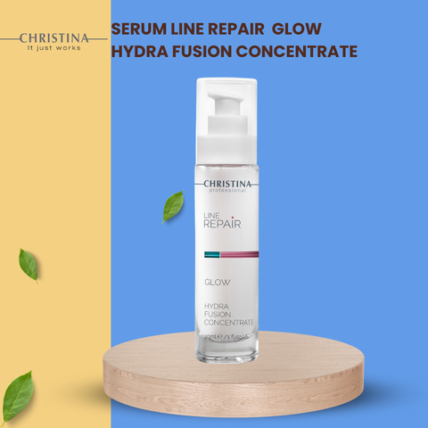 Serum Christina Line Repair Glow Hydra Fusion Concentrate Tinh chất cô đặc nuôi dưỡng, căng bóng da 30ml