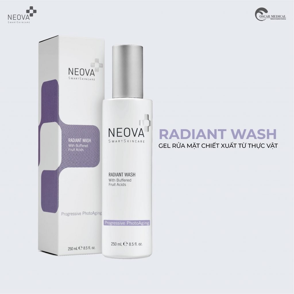 Neova Radiant Wash - Sữa rửa mặt 250ml