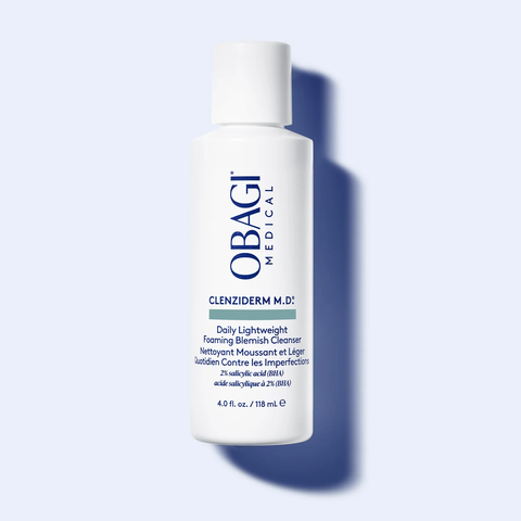 Obagi Clenziderm M.D. Foaming Blemish - Sữa Rửa Mặt Giảm Mụn Chứa BHA 118ml