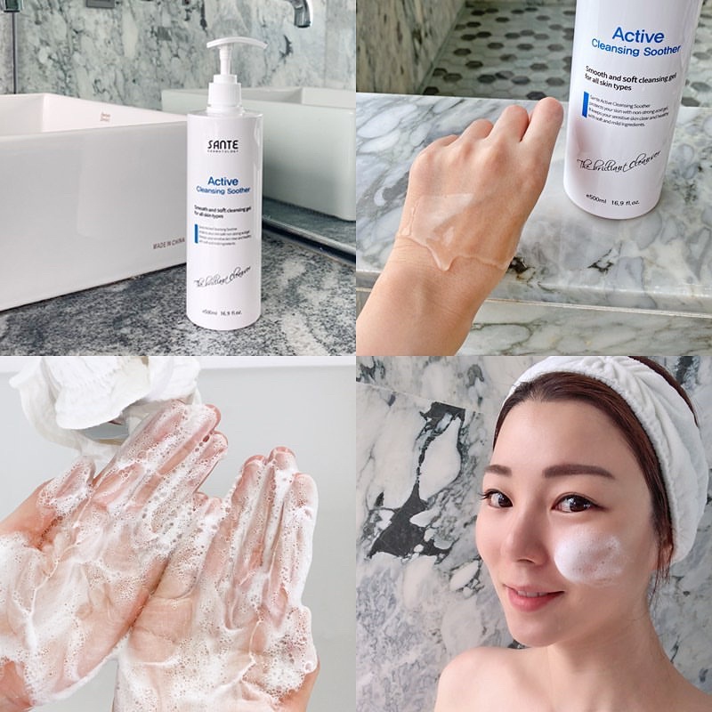 Sante Active Cleansing Soother B5 - Sữa Rửa Mặt Dịu Nhẹ Phục Hồi Dưỡng Ẩm Và Làm Dịu Da Tức Thì