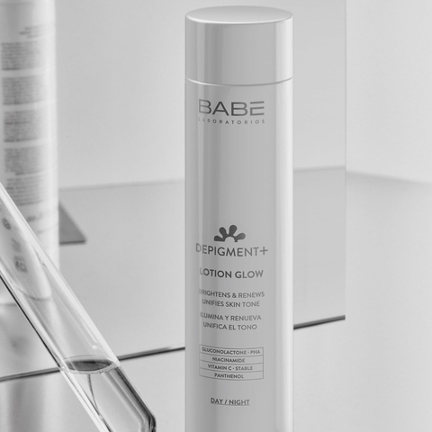 Lotion BABE Depigment Lotion Glow Hỗ Trợ Làm Sáng Da, Giảm Thâm Và Đốm Nâu 150ml