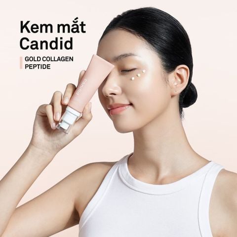 Kem Dưỡng Mắt 2in1 Candid Gold Collagen Peptide 30ml