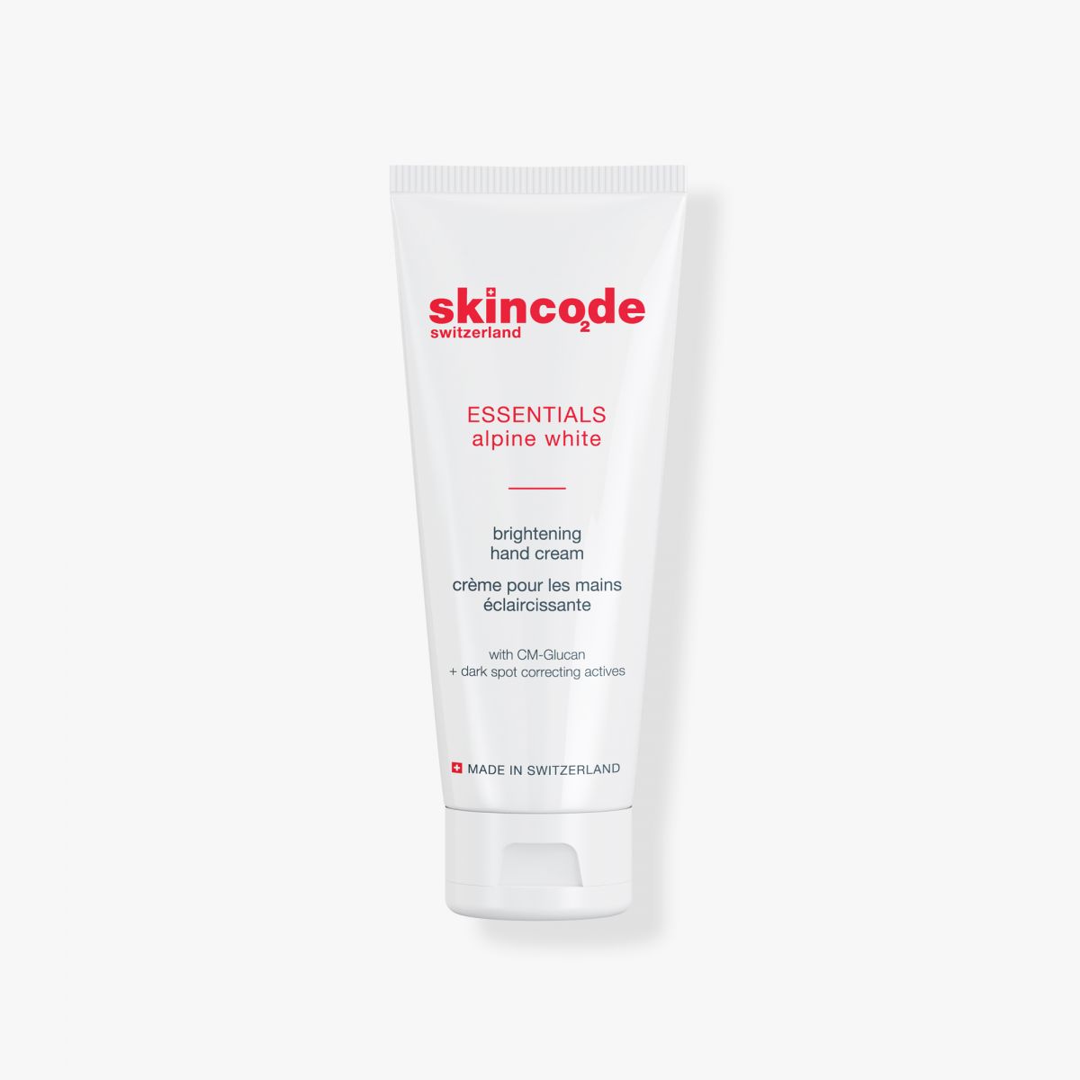 Skincode Brightening Hand Cream - Kem dưỡng tay làm trắng mịn và bảo vệ da, ngăn ngừa đốm nâu, đồi mồi