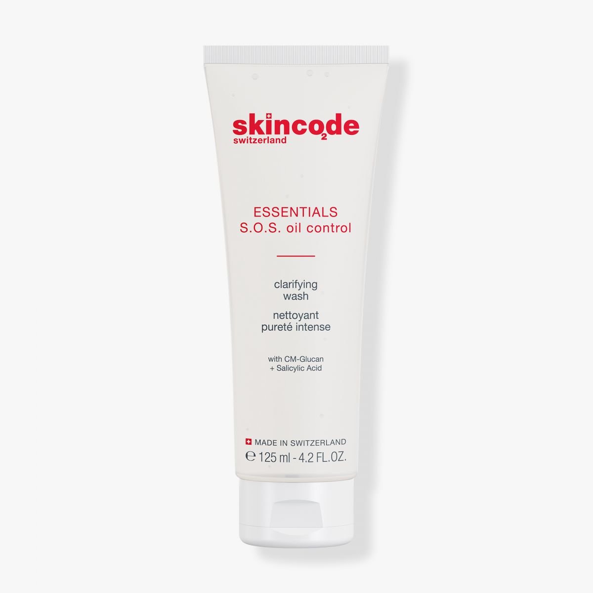 Skincode Essentials S.O.S oil control clarifying wash - Sữa rửa mặt làm sạch da cấp tốc, kiểm soát dầu & cân bằng độ ẩm