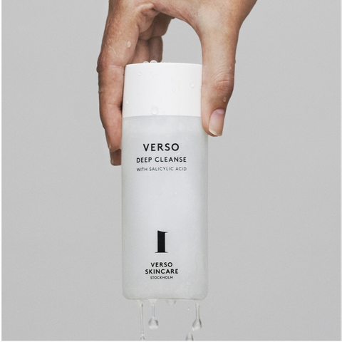 Verso Deep Cleanse – Gel Rửa Mặt BHA Làm Sạch Sâu, Giảm Mụn, Cân Bằng Dầu Nhờn Cho Da Dầu Mụn 150ml