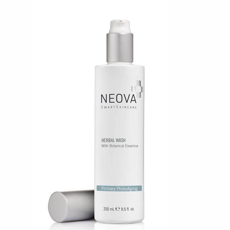 Neova Herbal Wash - Sữa rửa mặt dạng gel không chứa xà phòng cân bằng độ ẩm tự nhiên cho da nhạy cảm