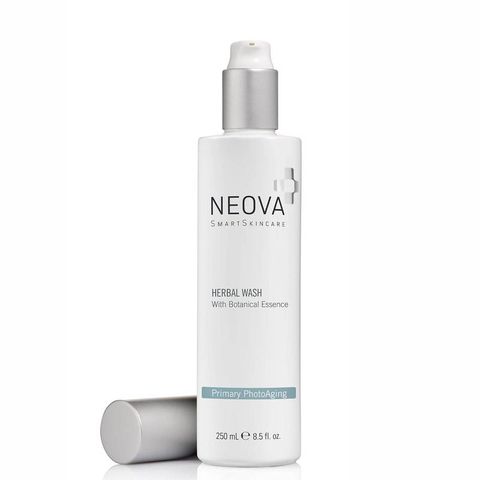 Neova Herbal Wash - Sữa rửa mặt dạng gel không chứa xà phòng cân bằng độ ẩm tự nhiên cho da nhạy cảm