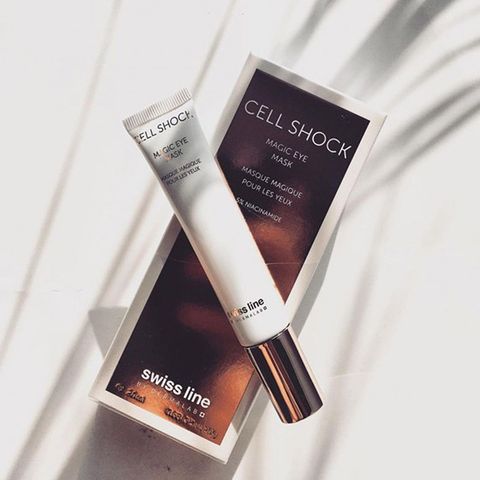 Swissline Cell Shock Magic Eyes Mask - 5% niacinamide / Mặt nạ mắt 5% Niacinamide - Biến chuyển thần kỳ cấu trúc vùng da mắt khô nhăn & nhão xệ