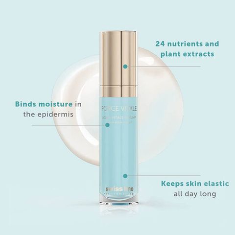 Swissline Force Vitale Aqua Vitale Serum 24 - 24 Huyết thanh tiếp nước và dưỡng chất sâu & phục hồi da, duy trì độ ẩm dài lâu cho làn da khô khan mất nước  ( da thường, da khô)