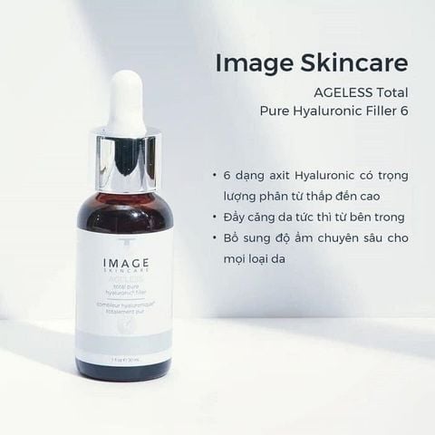 Image Skincare Ageless Total Pure Hyaluronic Filler 6 - Serum Làm Đầy Căng Da 30ml