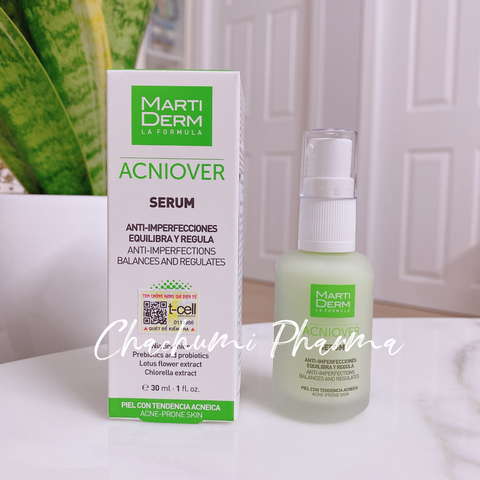 MartiDerm Acniover Serum - Serum giảm mụn & kiểm soát nhờn (30ml)