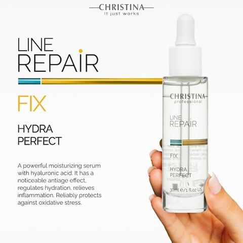 Huyết thanh Christina Line Repair Fix Hydra Perfect dưỡng ẩm, tăng cường độ săn chắc da 30ml