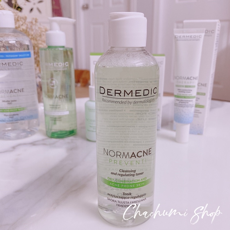 Dermedic Normacne Cleansing And Regulating Skin Toner - Toner Cho Da Dầu Mụn 200ml