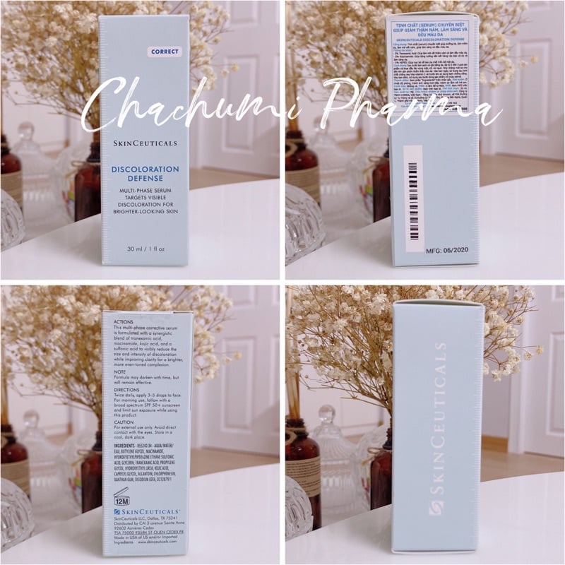 Skinceuticals Discoloration Defense - Serum Trắng Da Chống Lão Hoá 30ml (Mỹ)