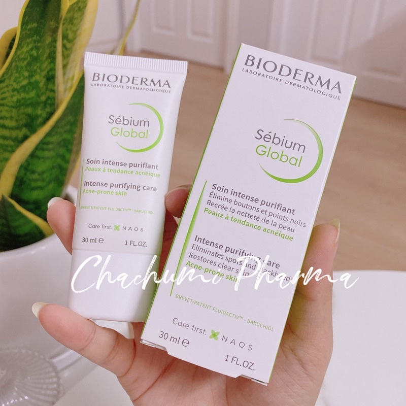 Bioderma Sebium Global - Kem Dưỡng Giảm Mụn Cho Da Dầu Hỗn Hợp 30ml