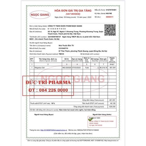 Megaduo - Gel giảm mụn, thâm mụn