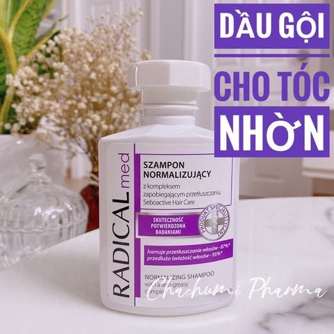 Radical Med - Dầu gội cho tóc yếu, tóc rụng, gàu, da đầu nhờn