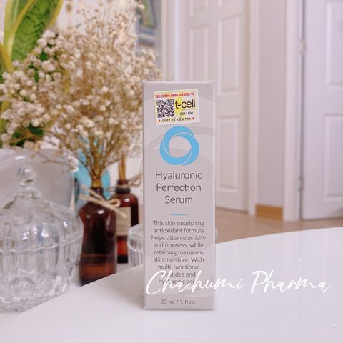 The Perfect Derma Hyaluronic Perfection Serum With Peptide - Tinh Chất Cấp Ẩm Chuyên Sâu, Chống Oxy Hoá & Làm Sáng Da 30ml