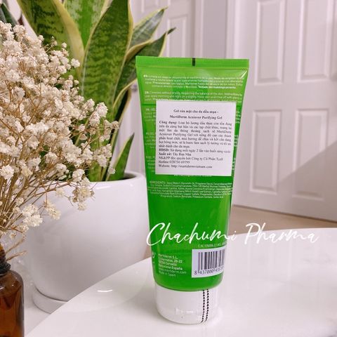 MartiDerm Acniover Purifying Gel - Gel rửa mặt cho da dầu mụn (200ml)