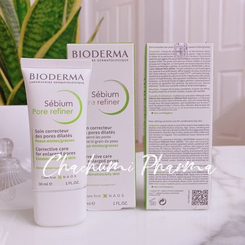 Bioderma Sebium Pore Refiner - Kem Làm Se Khít Lỗ Chân Lông Và Giảm Dầu Cho Da Nhờn 30ml