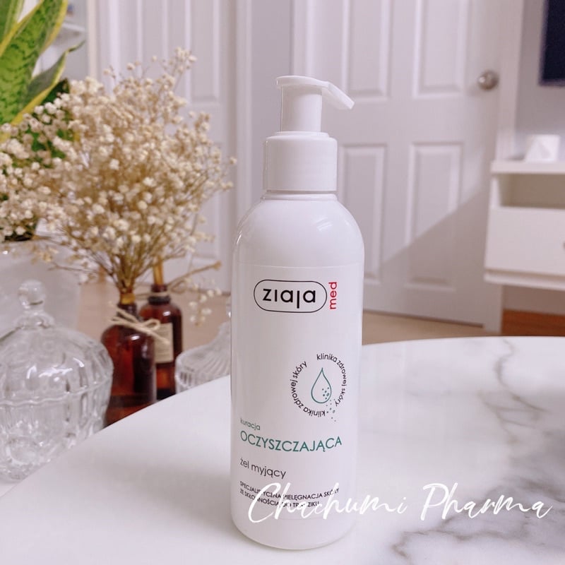 Ziaja Med Anti Imperfections Dermatological Formula Cleansing Gel - Gel Rửa Mặt Giảm Mụn Ngừa Khuẩn