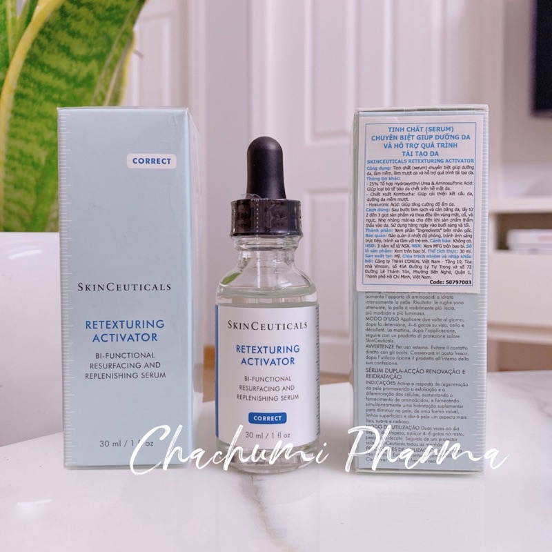 SkinCeuticals Retexturing Activator - Serum Phục Hồi Cấp Ẩm 30ml (Mỹ)