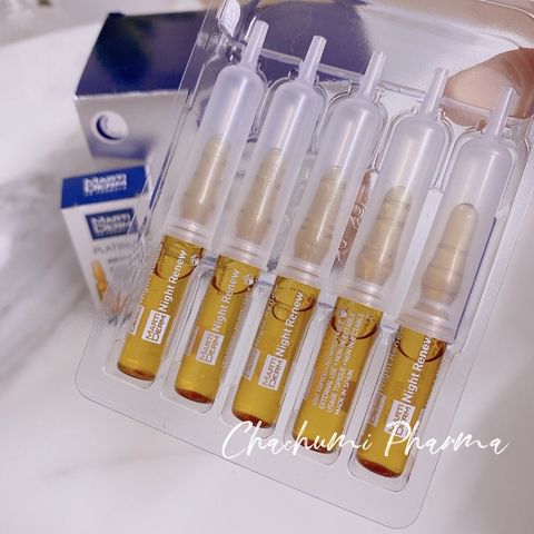 MartiDerm Platinum Night Renew Ampoule - Ampoule Chống Lão Hoá & Tái Tạo Da Ban Đêm