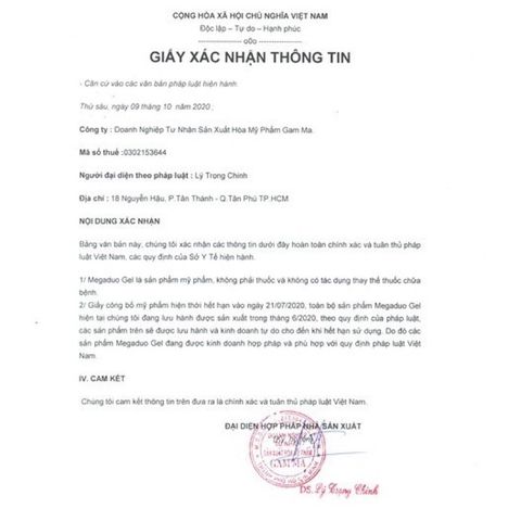 Megaduo - Gel giảm mụn, thâm mụn