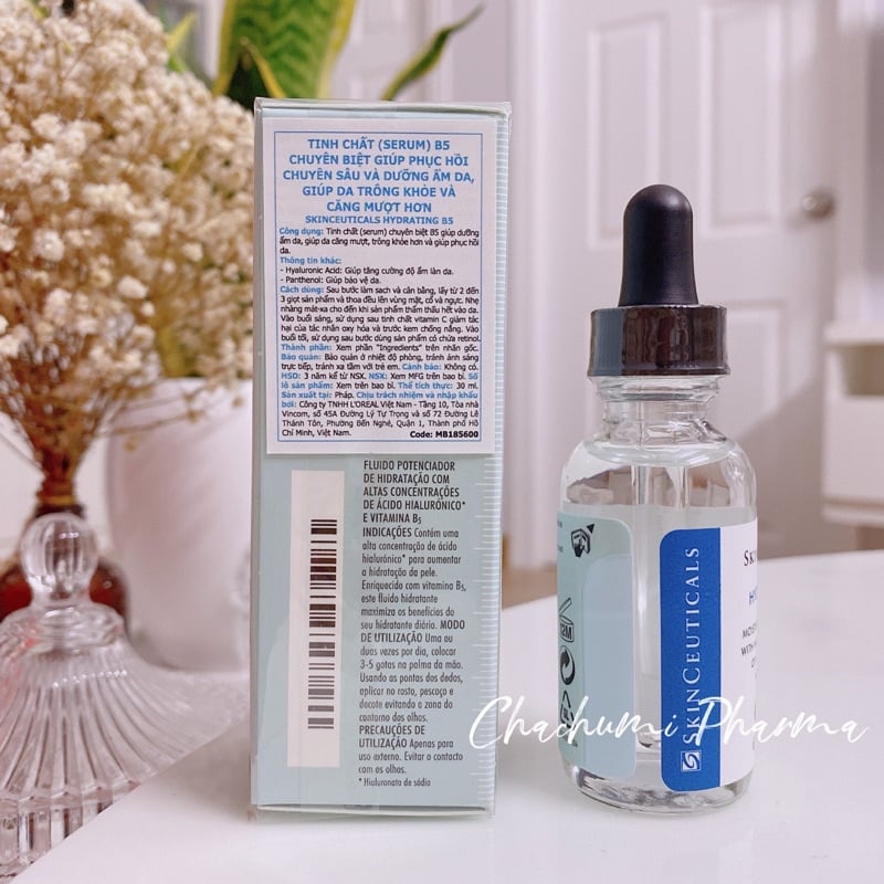 SkinCeuticals Hydrating B5 - Serum Phục Hồi Da 30ml (Pháp)