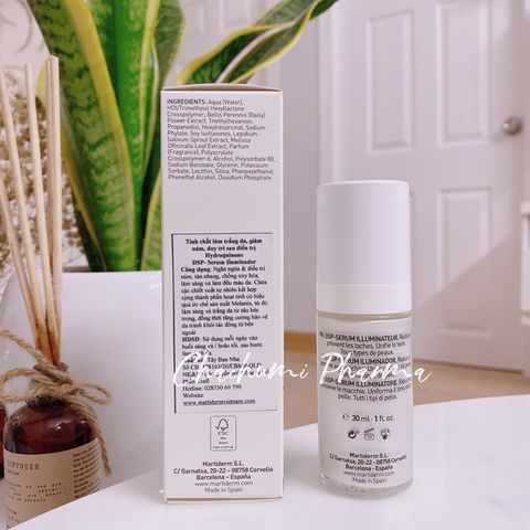 MartiDerm Pigment Zero DSP Serum Illuminator - Tinh Chất Làm Sáng Da, Mờ Thâm (30ml)