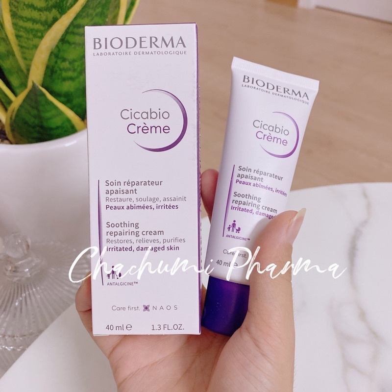 Bioderma Cicabio Cream - Kem Dưỡng Ẩm Phục Hồi Và Làm Dịu Làn Da Tổn Thương 40ml