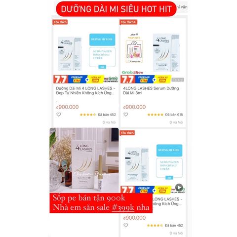 4LONG LASHES Serum Dưỡng Dài Mi 3ml