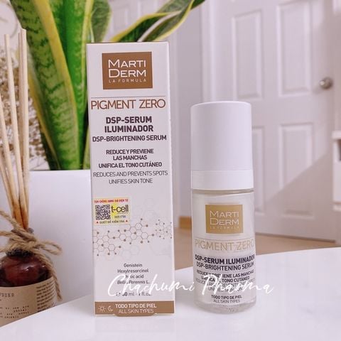 MartiDerm Pigment Zero DSP Serum Illuminator - Tinh Chất Làm Sáng Da, Mờ Thâm (30ml)