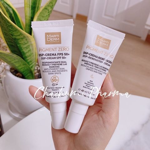 MartiDerm Pigment Zero DSP Renovation Cream - Kem Đêm Làm Sáng Da, Mờ Sắc Tố, Duy Trì Sau Hydroquinone 40ml