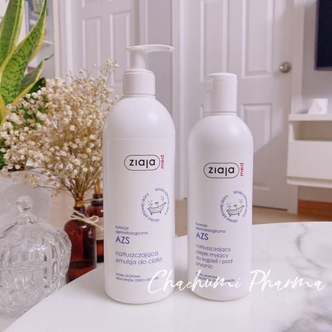 Ziaja Med Atopic Skin Dermatological Formula Body Lotion Nourishing - Nhũ Tương Mượt Da Toàn Thân 400ml