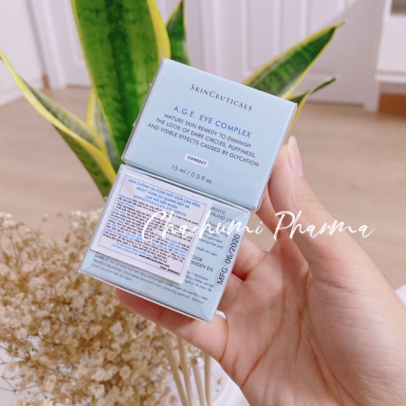 SkinCeuticals A.G.E. Eye Complex - Kem Dưỡng Mắt Giảm Nhăn 15g (Mỹ)