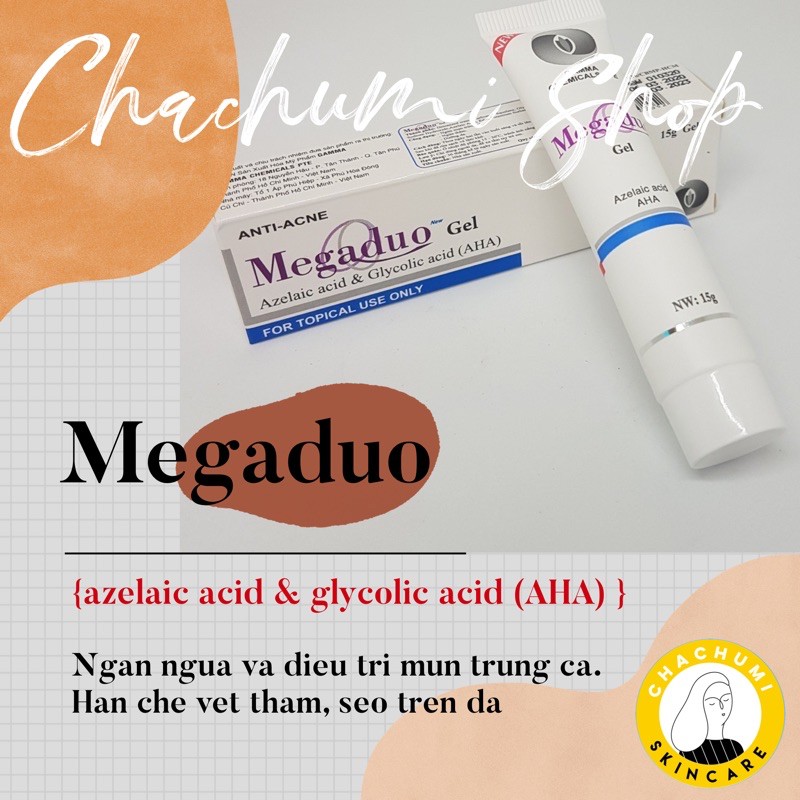 Megaduo - Gel giảm mụn, thâm mụn