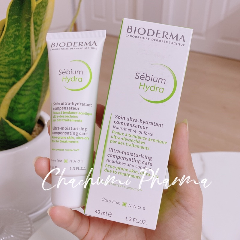 Bioderma Sebium Hydra - Kem Dưỡng Ẩm Cho Da Dầu Thiếu Ẩm 40ml