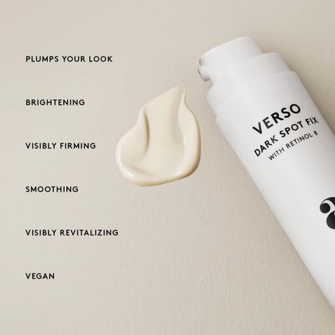 Verso Dark Spot Fix – Kem Giảm Thâm Nám, Làm Mờ Đốm Nâu, Sáng Đều Màu Da Với Retinol 8 15ml
