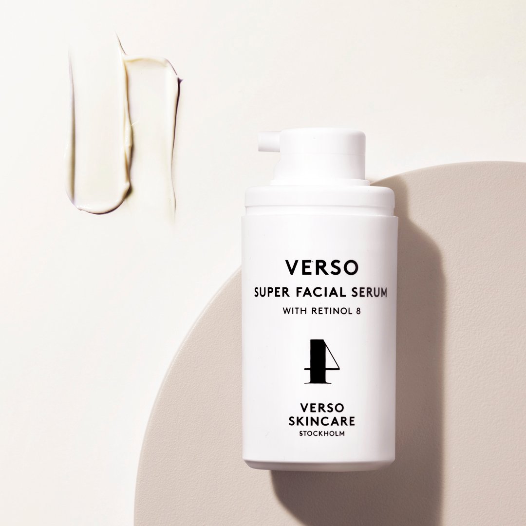 Verso Super Facial Serum – Serum Retinol 8 Trẻ Hóa Da, Giảm Nếp Nhăn, Làm Mịn & Căng Da 30ml