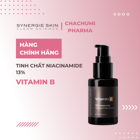 Synergie Skin Vitamin B – Serum Niacinamide 13% phục hồi & dưỡng ẩm 30ml