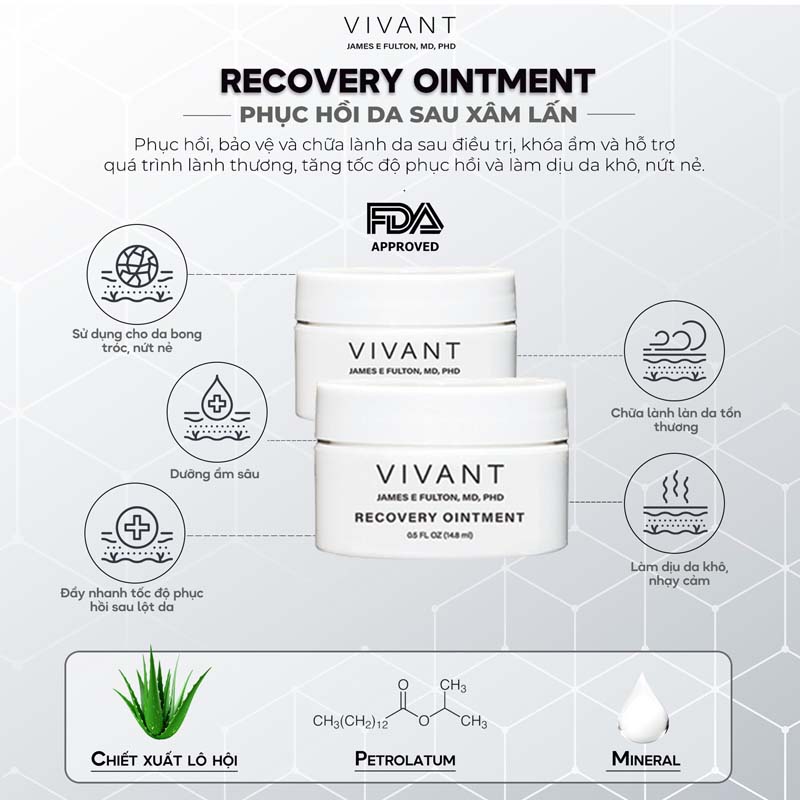 Vivant Recovery Ointment - Kem dưỡng ẩm phục hồi