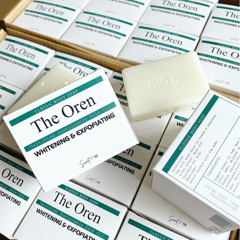 The Oren Soap - Xà Bông Trắng Da