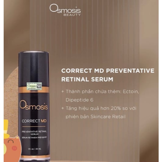 Osmosis Correct MD PrevenTative Retinal Serum Làm Săn Chắc Và Trẻ Hóa Da 30ml