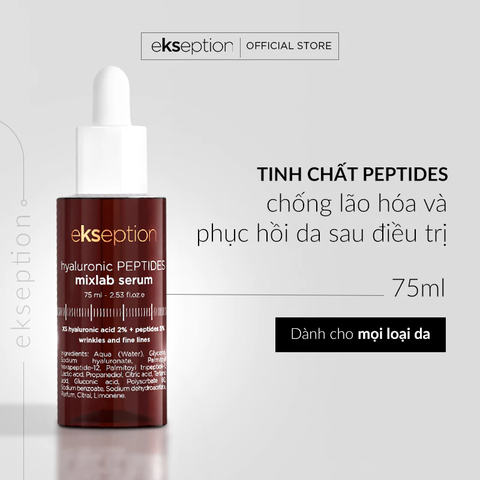 Tinh Chất Ekseption Hyaluronic Peptides Mixlab Serum Dưỡng Ẩm Và Giảm Nếp Nhăn 75ml