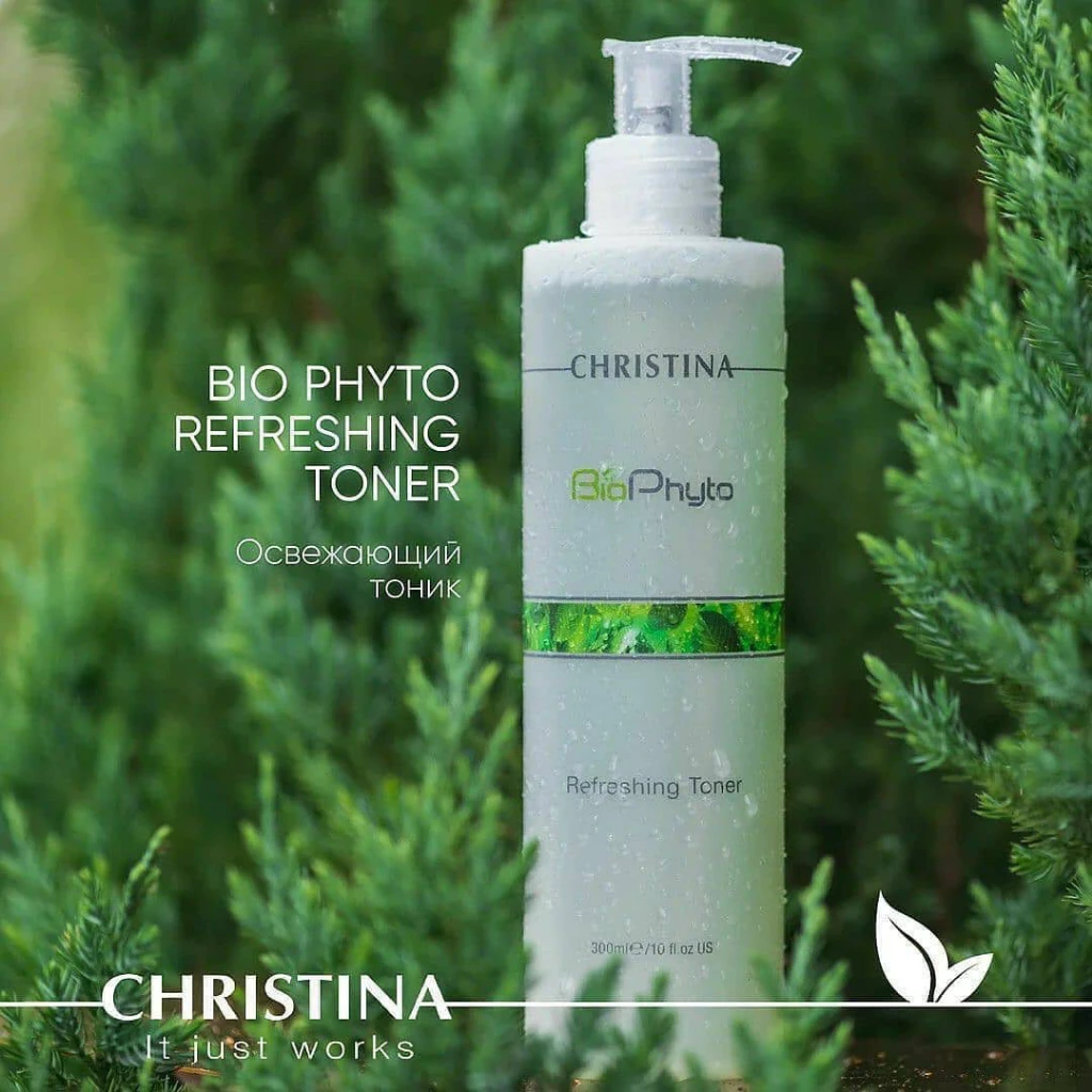 Nước hoa hồng thảo dược Christina Biophyto Refreshing Toner 300ml