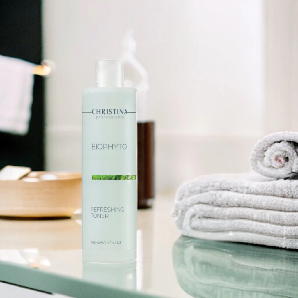 Nước hoa hồng thảo dược Christina Biophyto Refreshing Toner 300ml